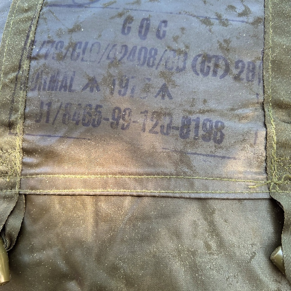 Vintage British 1970s extreme cold down filled sleeping bag